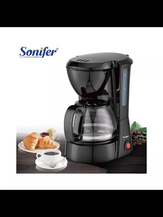 Kofe moshina qaynatgich Sonifer SF-3564 —0.75 l, 650 Vt. Dastavka bor