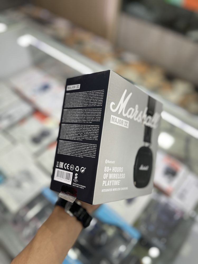 Marshall Major IV – легендарные беспроводные наушники с мощным звуком