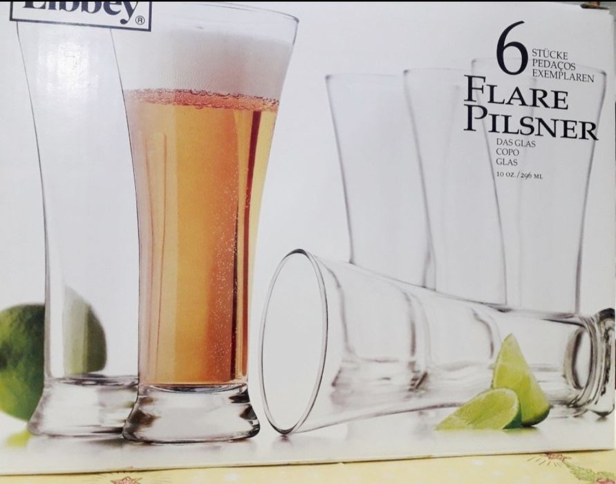 Pahare de bere, noi, set de 6 pahare