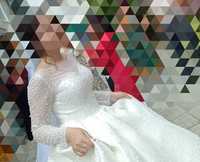 Свадебное платье продам 40.000 тг. Торг уместен