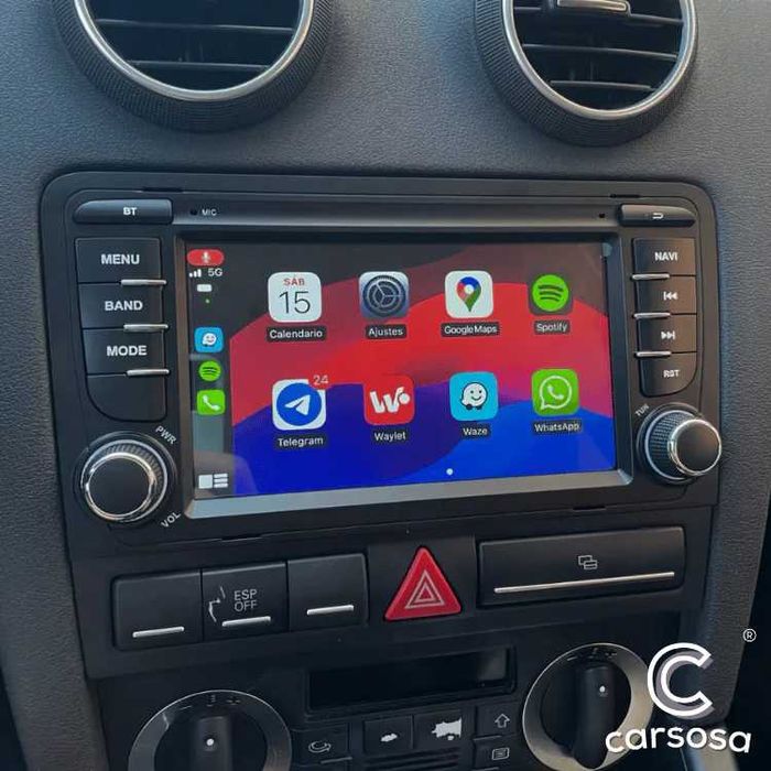 4GB Navigatie GPS Android Dedicata Audi A3 8P - CarPlay QLed + CADOU