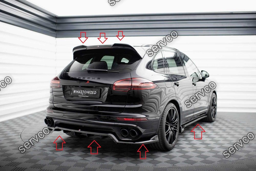 Pachet Body kit Porsche Cayenne Mk2 2014-2018 v2 - Maxton Design