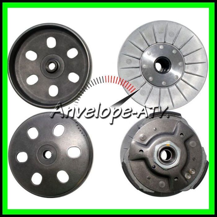 Ambreiaj LINHAI 400 410 420 cu Oala + Saboti + Fulie Linhai 400 400cc