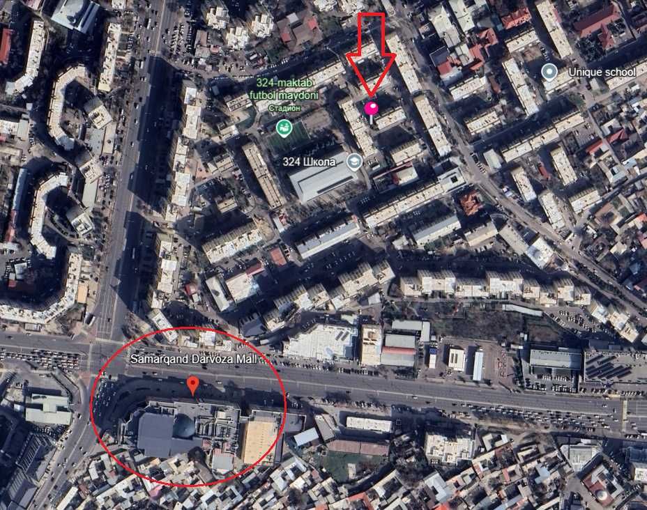 Продается квартира в центре города, в Караташе 2/2/4