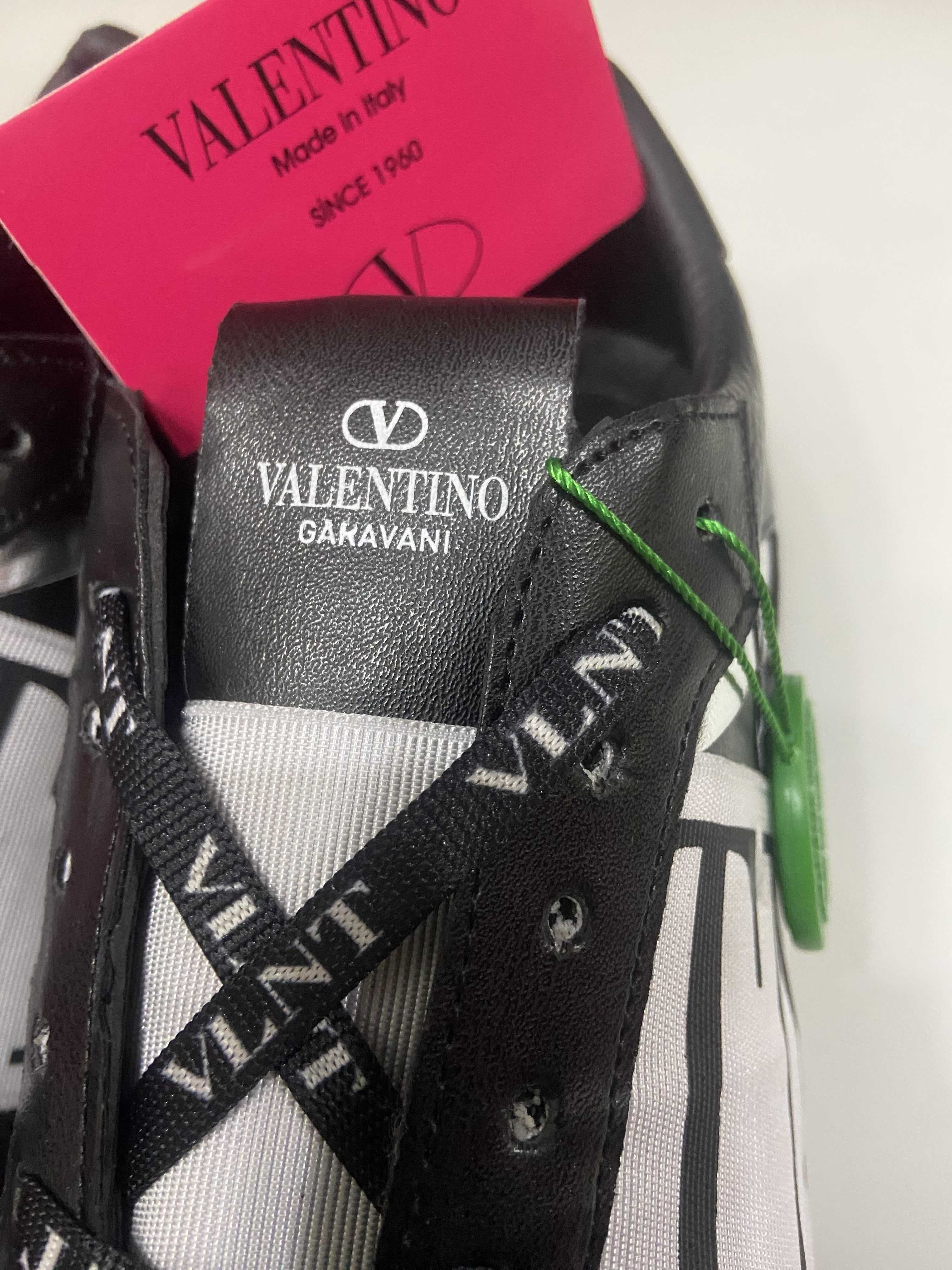 Valentino Garavani VL7N BLACK Leather Lux Sneakers 40,41,42,43,44,45