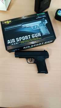 Металический пистолет air sport gun k-112s