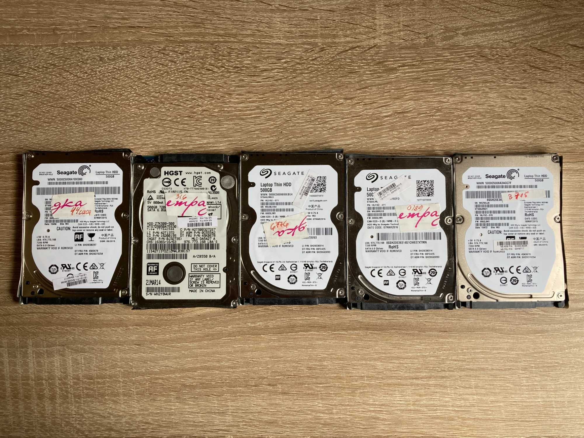 ХАРД ДИСКОВЕ - 2.5", 500GB - HDD