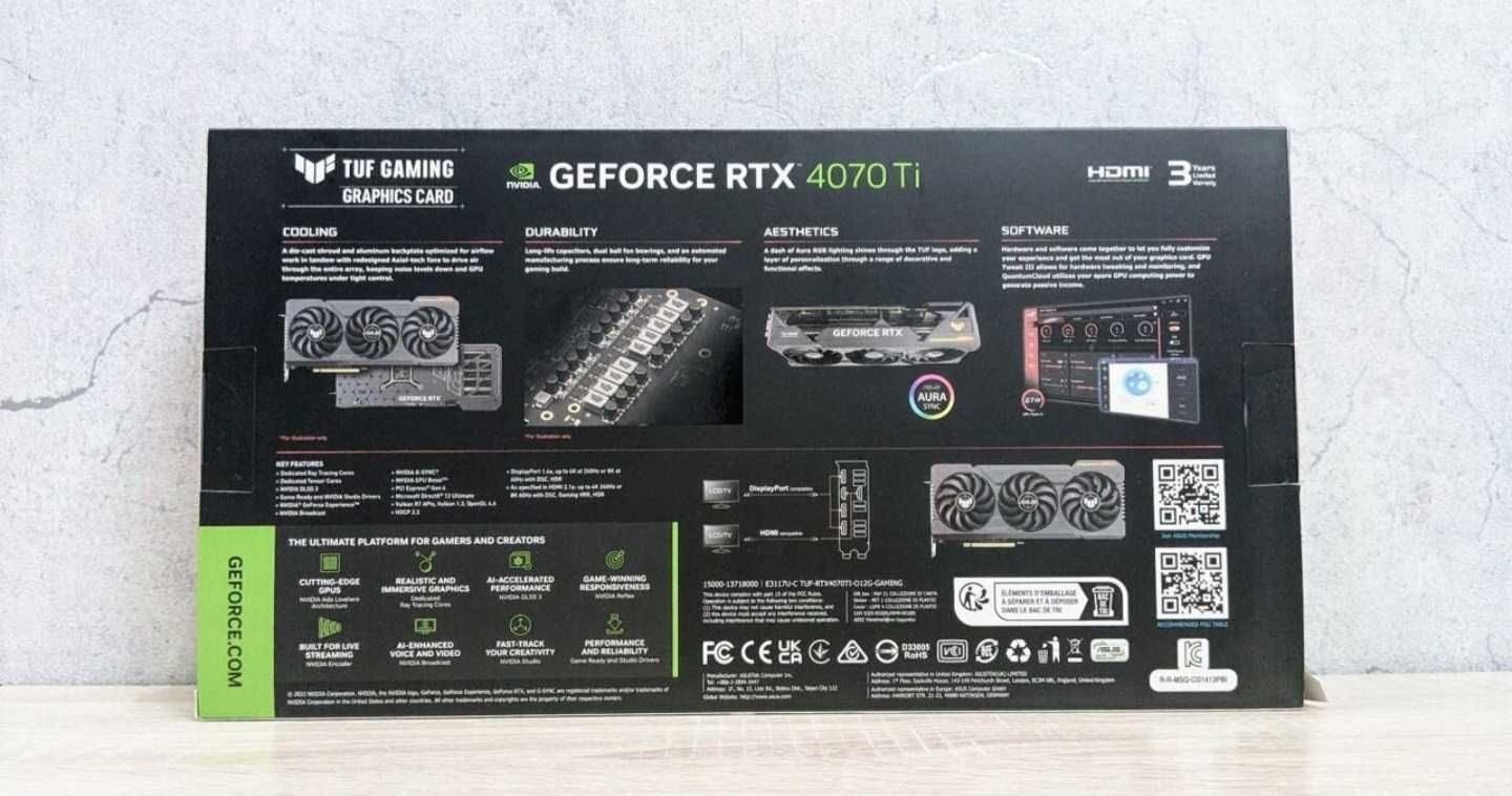 Новая Nvidia RTX 4070Ti