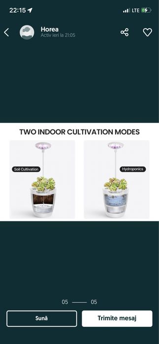 Sistemul de cultivare in interior