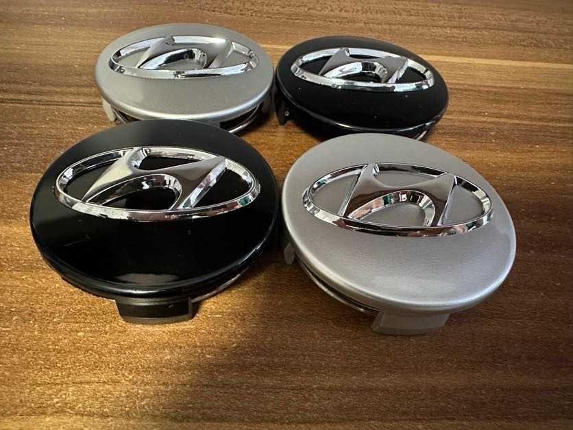 Капачки за джанти Хюндай/Hyundai Черни/Сиви -60/57мм