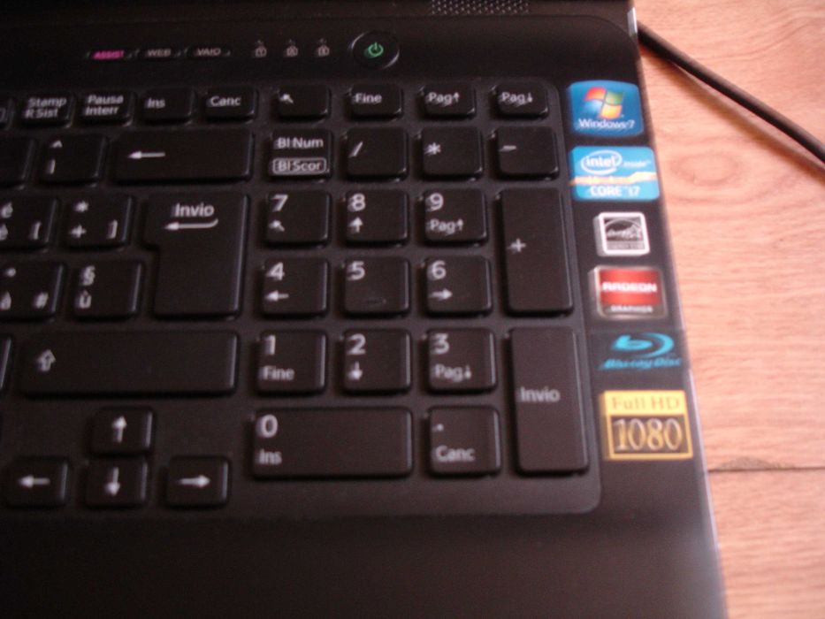 laptop Sony vaio gaming sve171a11m