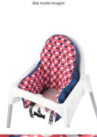 IKEA Perna de sustinere si husa Antilop pentru scaun de masa bebe