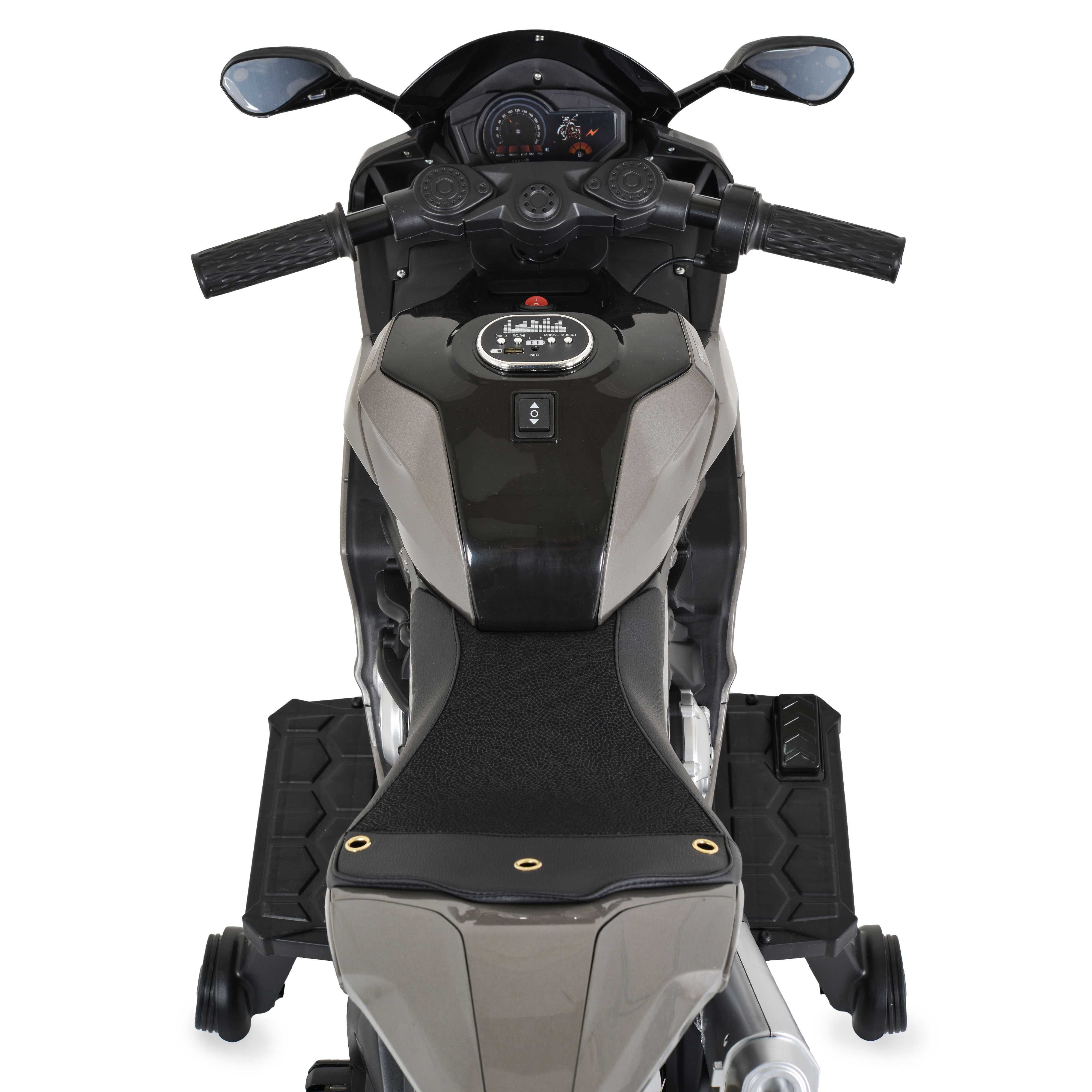 ТОП ЦЕНА!НОВО!Акумулаторен мотор Surfer GREAY с 12V,мека седалкака,USB