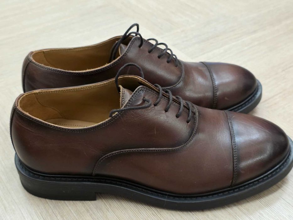 Pantofi maro, eleganți, bărbătești, ZARA 40