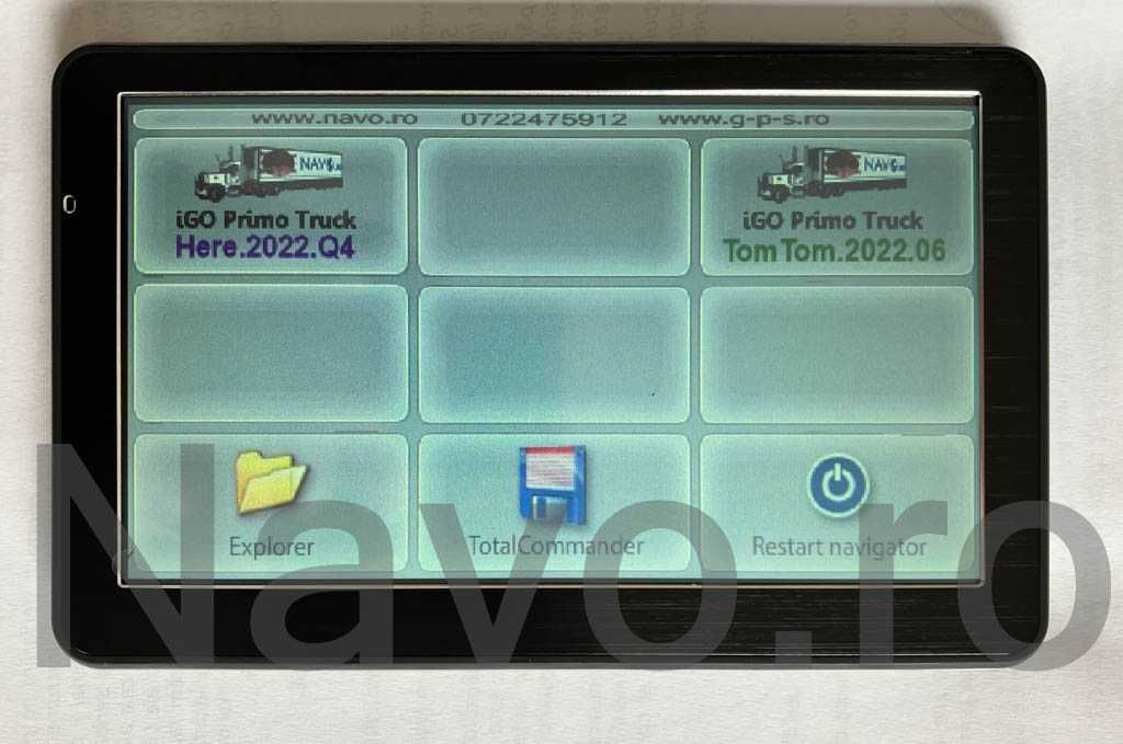 GPS 7" Navo 7006HD-V3C TMC Livetraffic, Auto, Camion, TRUCK