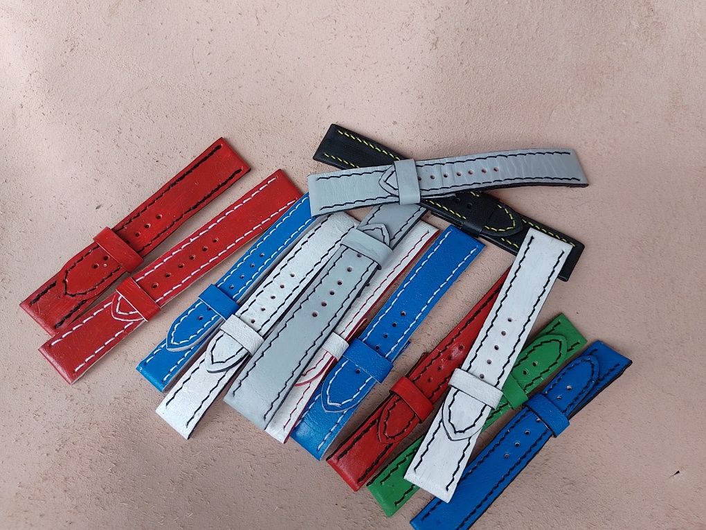Каишки за часовник ръчна озработка,seiko,citizen,tissot,orient,casio