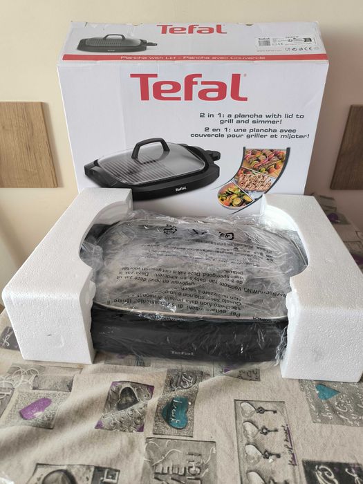 Скара Tefal 2 в 1 - Grill скара и плоча + капак