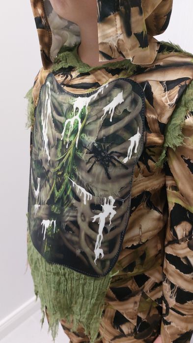 Costum de Halloween zombi verde