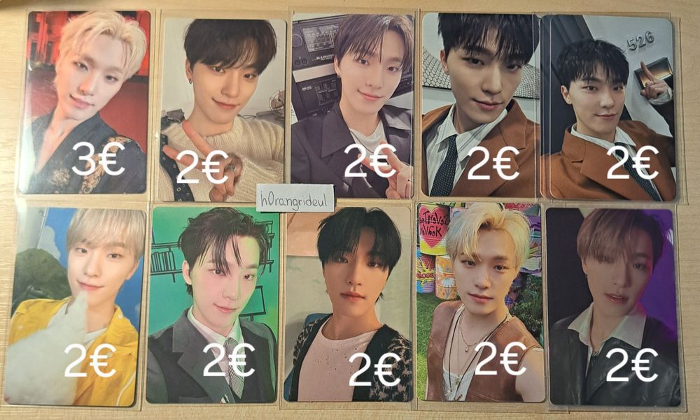 официални kpop картички Txt The boyz Boynextdoor Seventeen