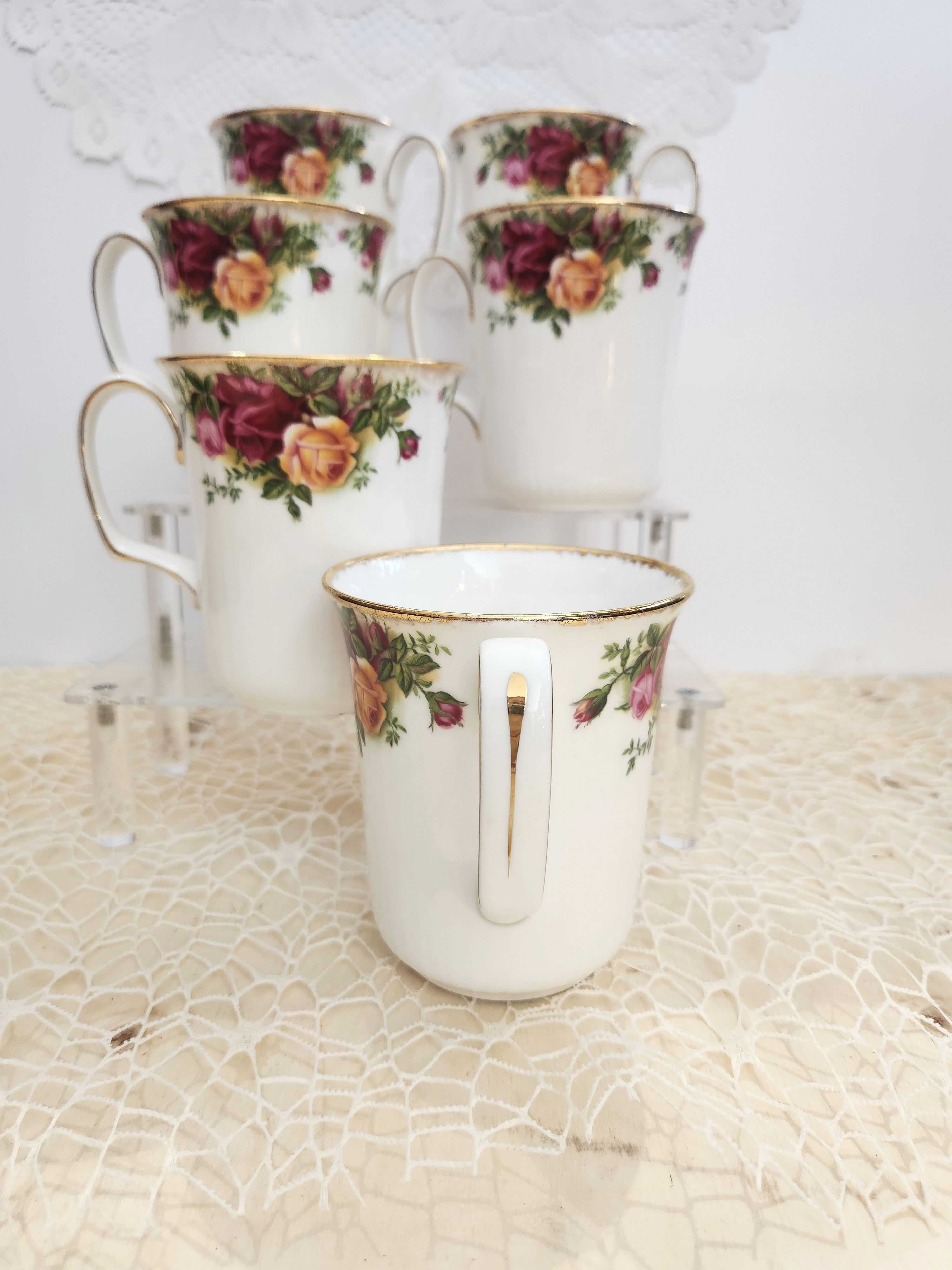 Комплект от 6 мъга Royal Albert Old Country Roses