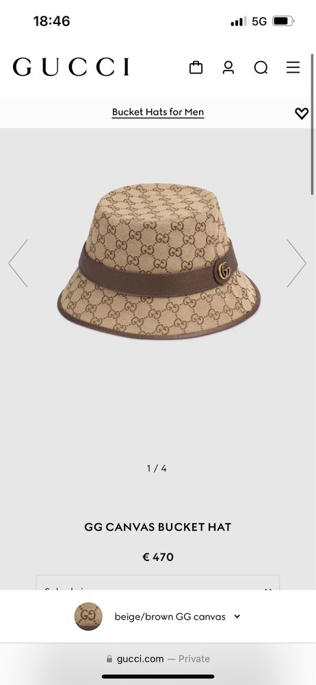 Оригинална шапка Gucci