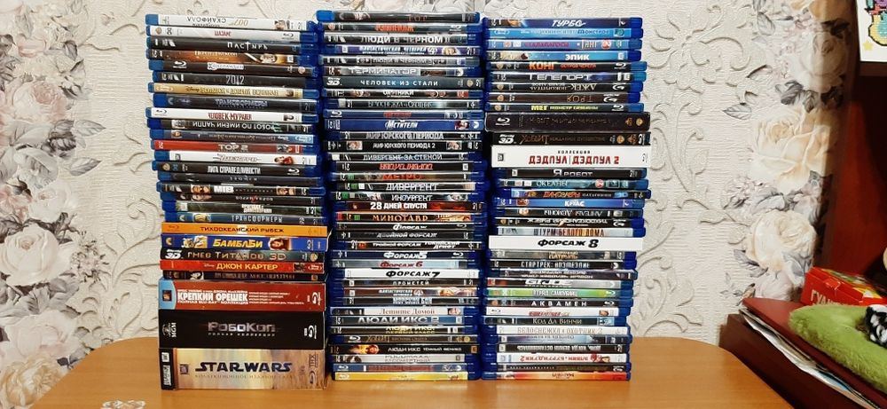 Фильмы на лицензионных блю-рей (blu-ray) дисках