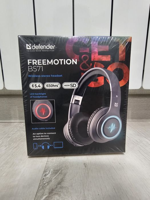 Игровые наушники беспроводные defender B571