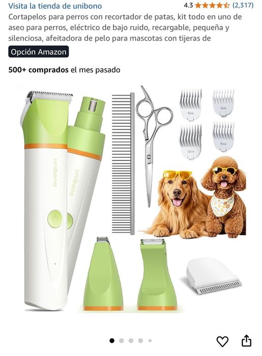Kit de masina tuns pila etc ingrijire caini pisici sigilata