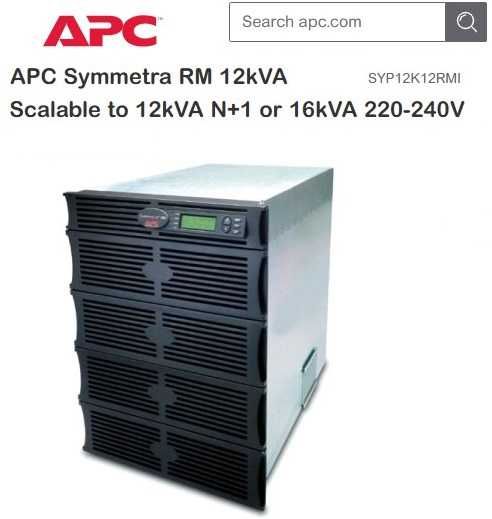 UPS APC SIN PUR cu display (SMT, SRT, Symmetra) 1-16kVA (750-9500RON).