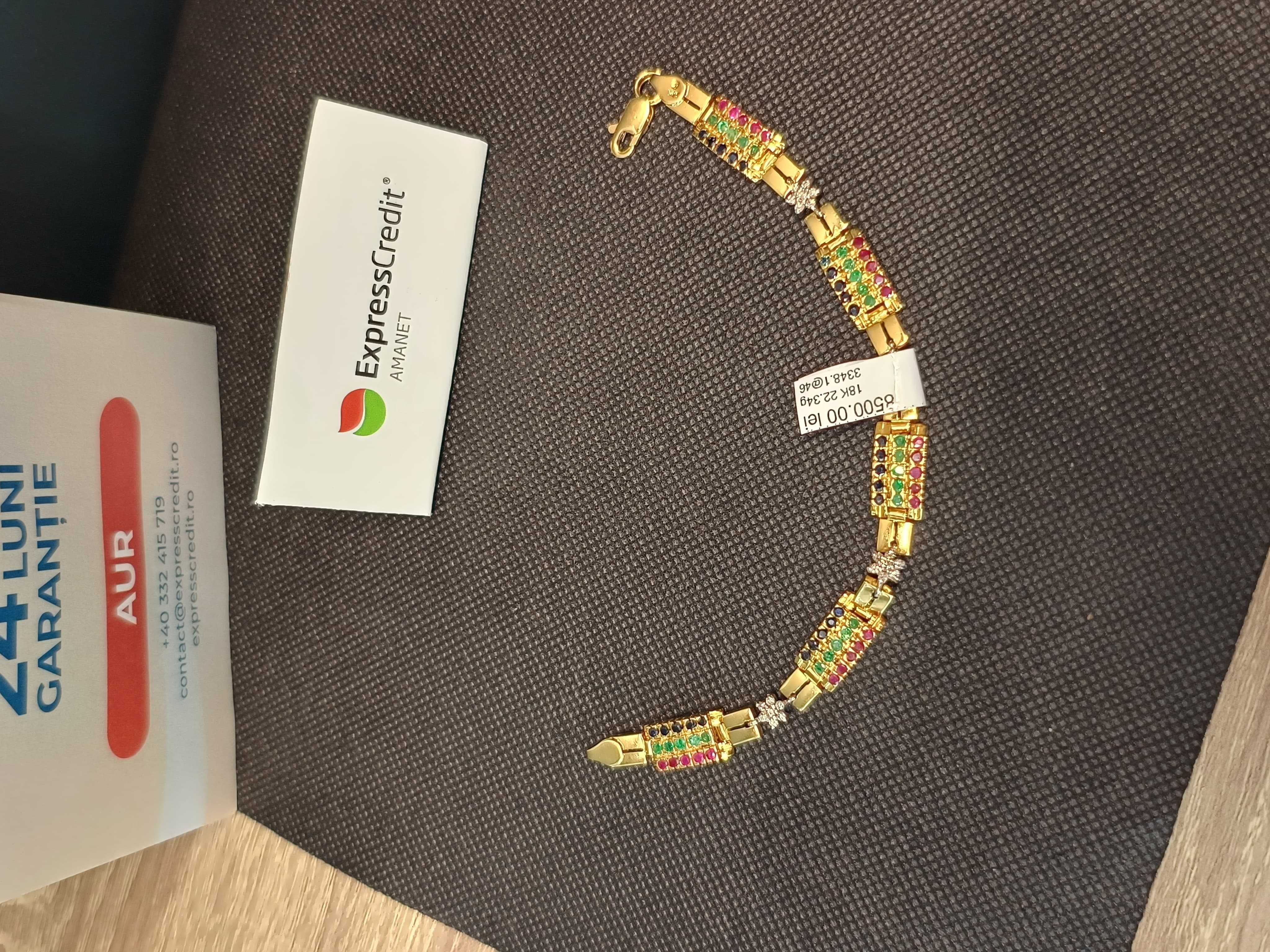 (AG51) Bratara aur 18K 22.34g b3348