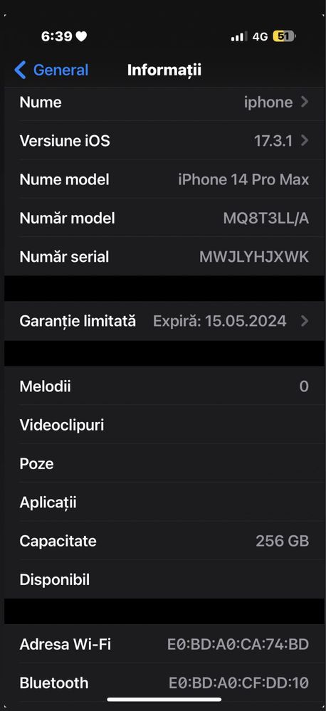 Iphone 14 Pro Max,265gb