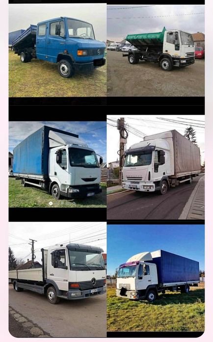 Mercedes Vario Basculabil Iveco 12t Renault Midlum Iveco Atego Man