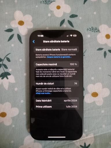 iPhone 15 128 G 100% Baterie