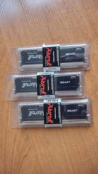 Оперативная память Kingston FURY Beast Black DDR4 8 ГБ
