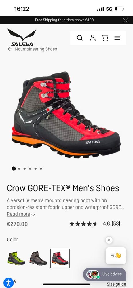 Salewa Crow GORE-TEX туристически обувки