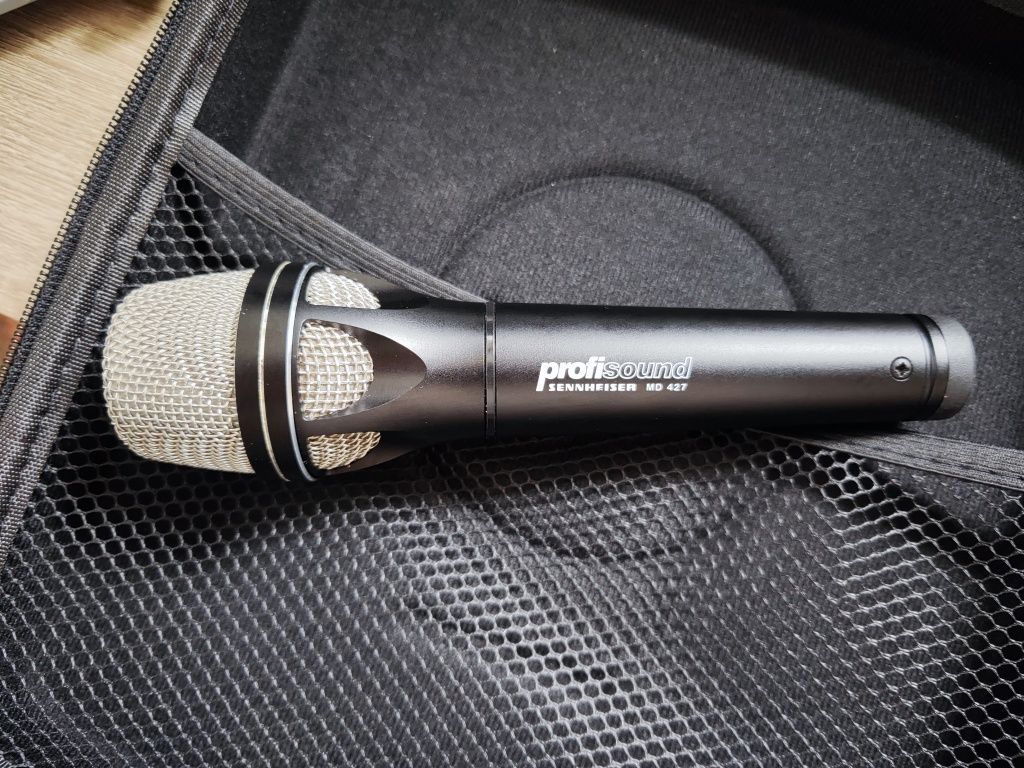 СПЕШНО! Микрофон Sennheiser Profisound MD427/MD 427. Перфектен!