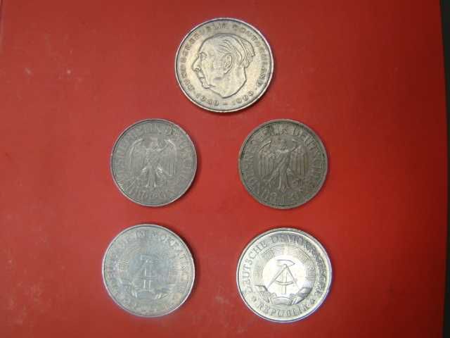 Монети ог ГДР и ГФР