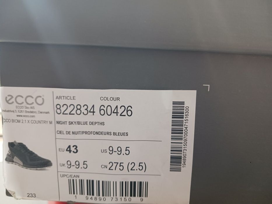 Маратонки Ecco biom 2.1 GORE-TEX