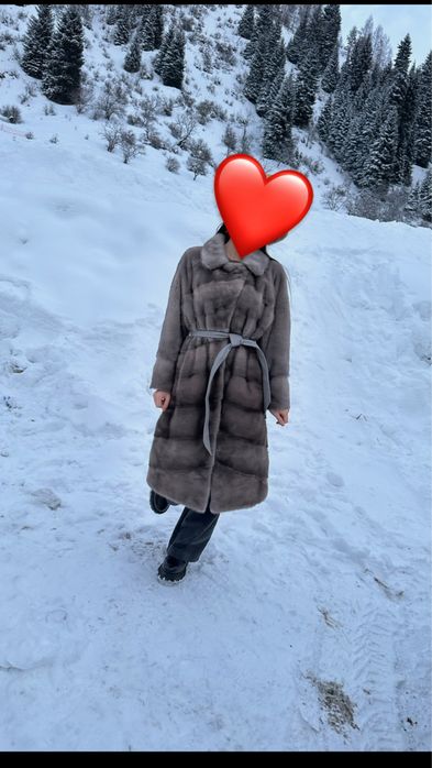 Шуба норковая длинный