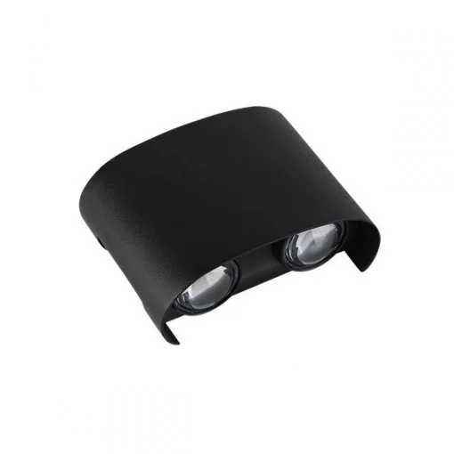 Aplica led 4W perete,Negru , Exterior Lumina Rece sau calda IP65