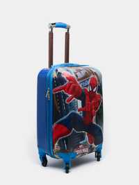 Детский чемодан человек паук 4 колесный