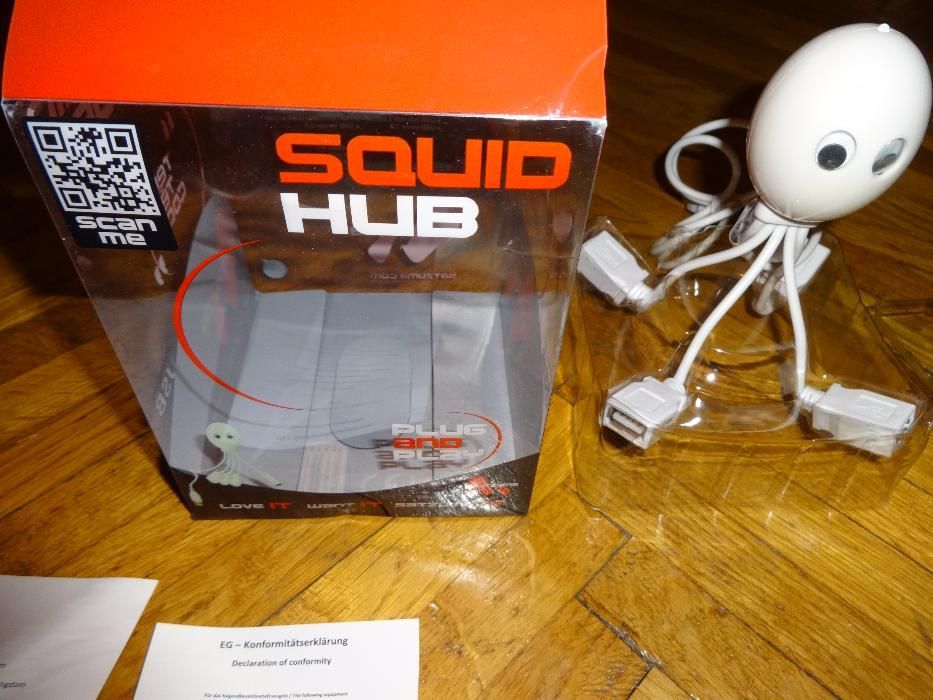-50 % Reducere, HUB USB / 4 porturi, SATZUMA - Scuid. Hab-ul este NOU
