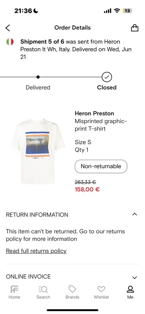 Heron Preston Misprinted Graphic-Print T-shirt