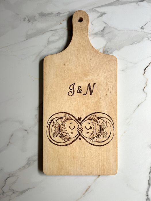 Ръчно и лазерно гравирани дъски за рязане - дизайн по ваш избор