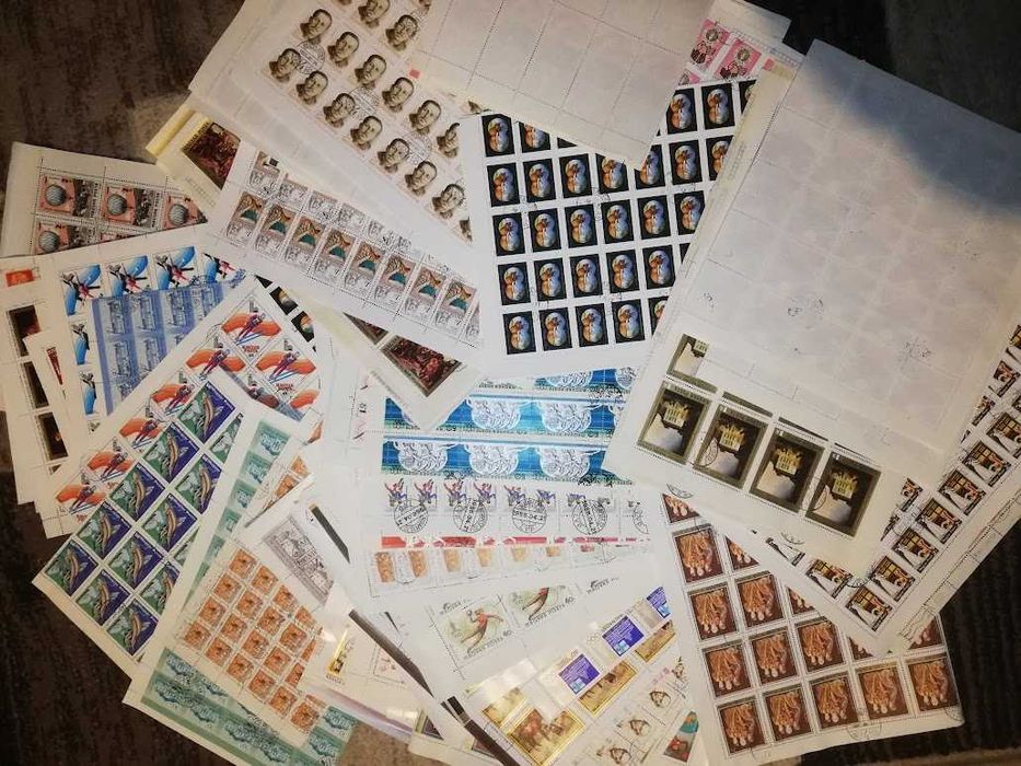 vand timbre,100 de coli diferite,timbre unguresti