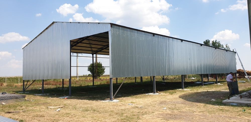 Vând confecții metalice ,hale ,structuri , căsuțe ,spaltori auto