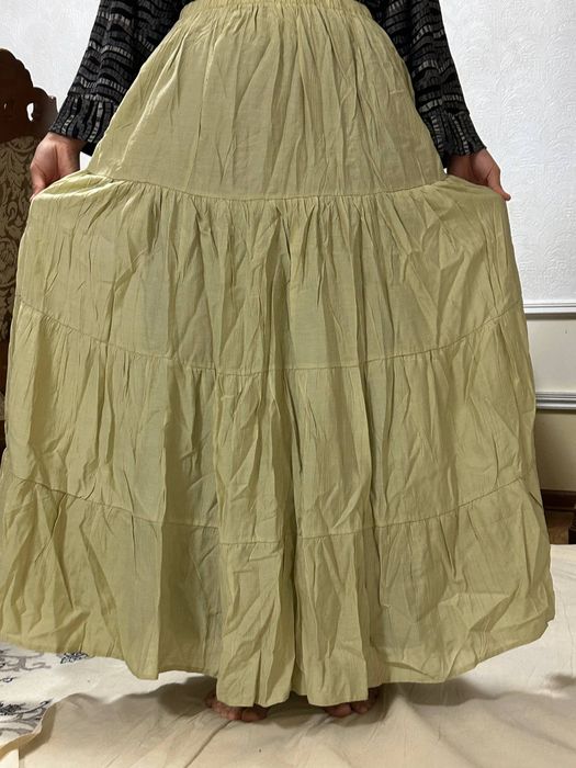 Лёгкая летняя макси-юбка — идеальна для отпуска и пляжа
ТIERED макси-ю