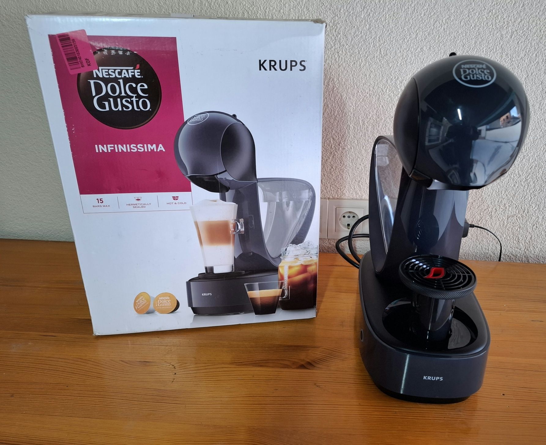 Krups Infinissima NESCAFÉ Dolce Gusto, 15bar,1.2л,3 нива