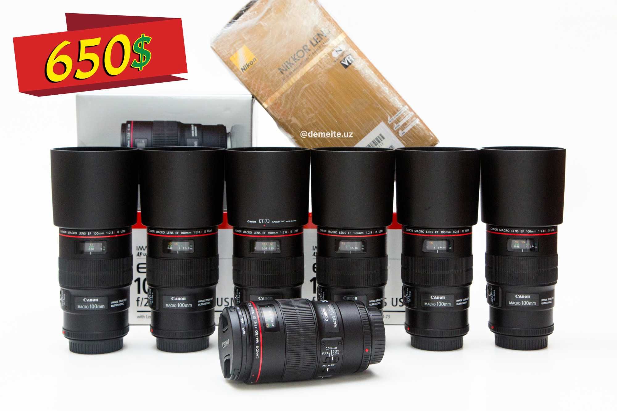Canon EF 100mm f/2.8L Macro IS USM. Stomatologlar uchun