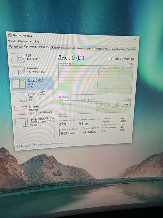 Компьютер/Системный блок i5 7400, GTX1050TI 4GB, 8 ОЗУ, 256SSD,1TB HDD